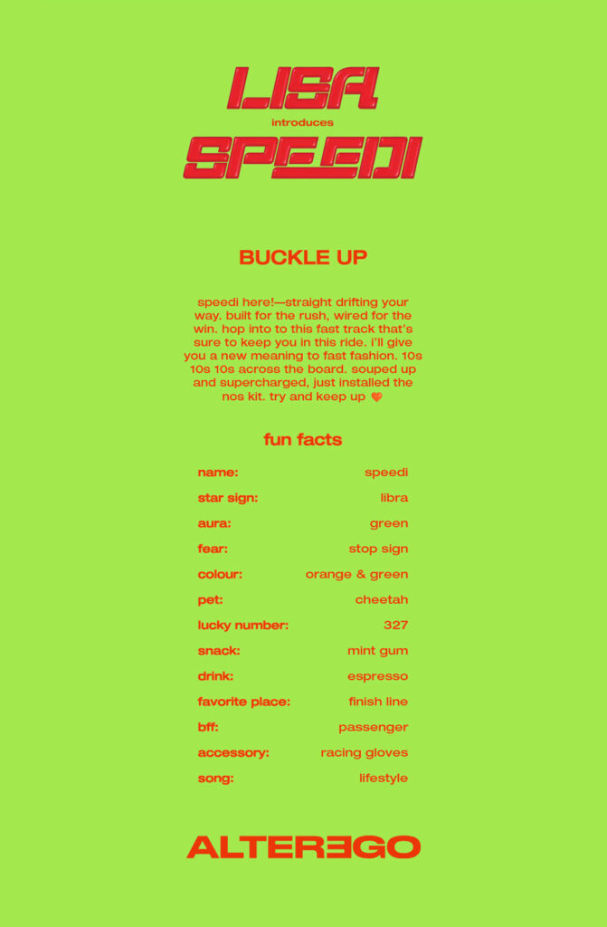 LISA อัลบั้ม ALTER EGO (speedi version)